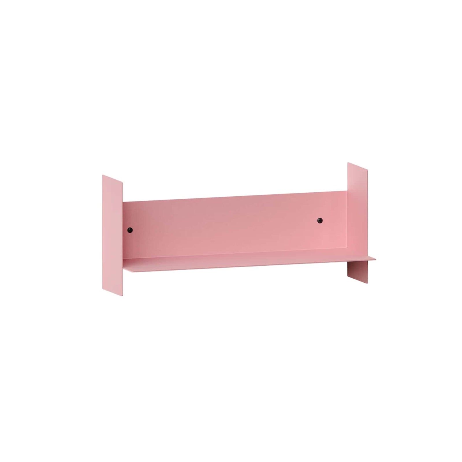 Tiptoe Pli steel wall shelf 45cm, powder pink
