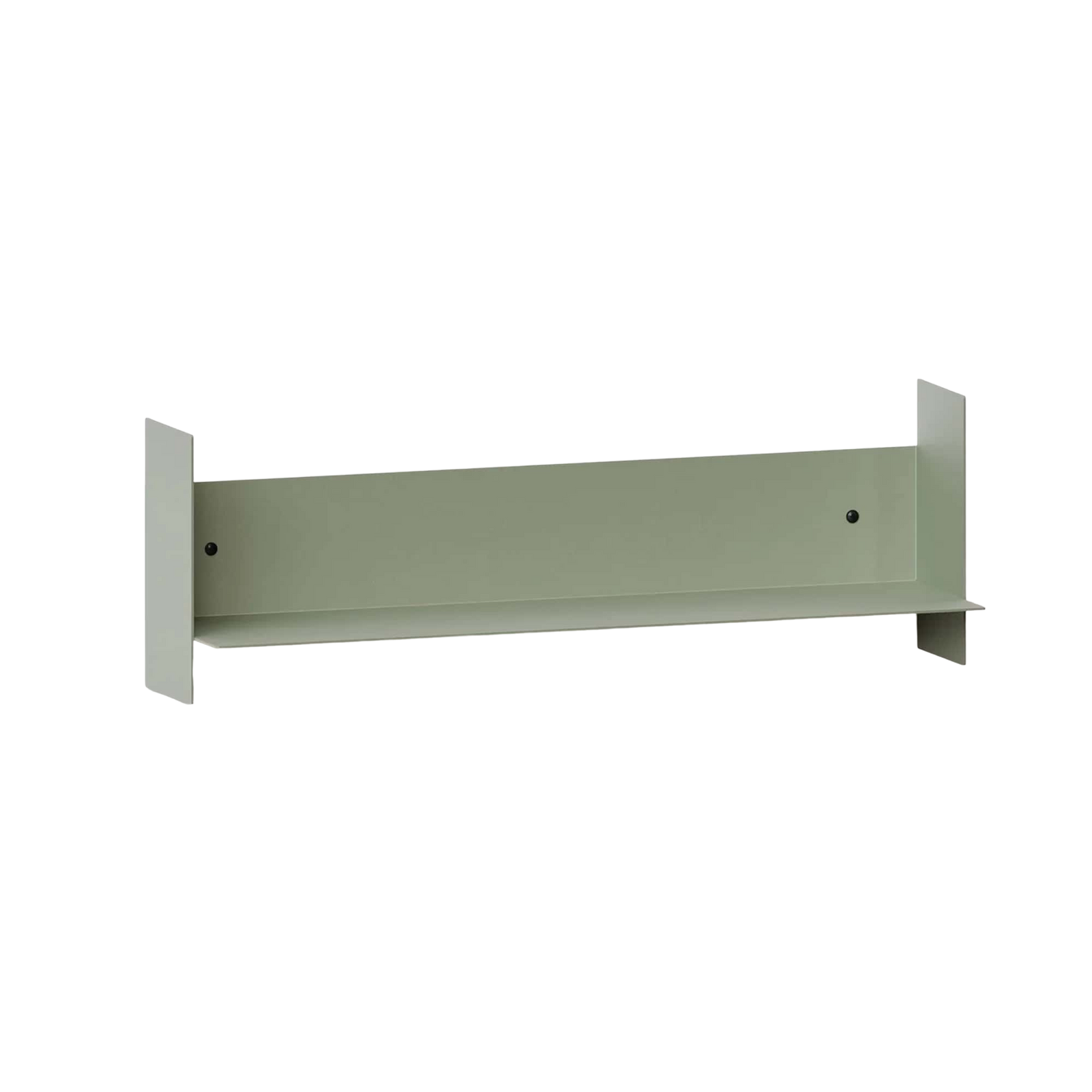 Tiptoe Pli steel wall shelf, eucalyptus grey