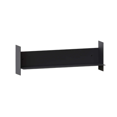 Tiptoe Pli steel wall shelf 60cm, black