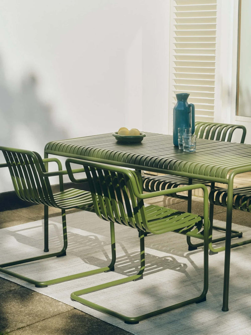 Hay Palissade Cantilever dining armchair, olive
