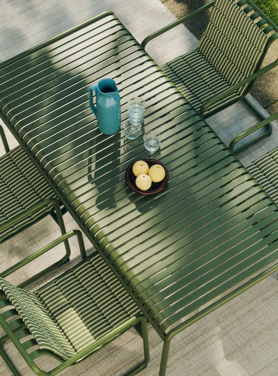 Hay Palissade Cantilever dining armchair, olive