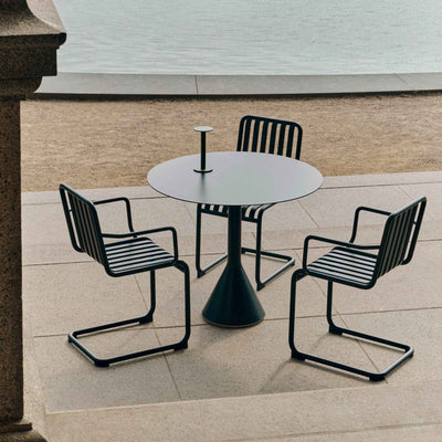 Hay Palissade Cantilever dining armchair, olive