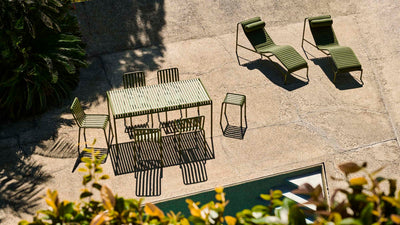 Hay Palissade table 170x90, olive