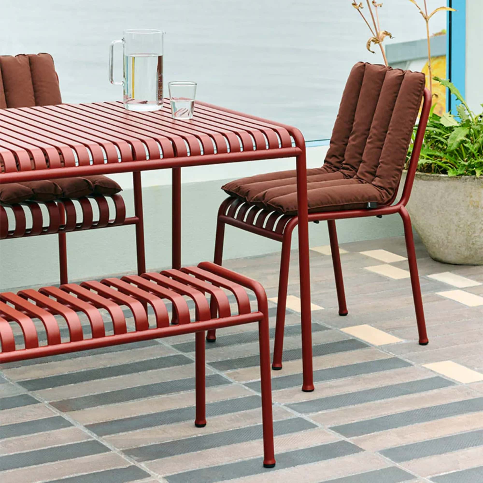 HAY Palissade chair, iron red