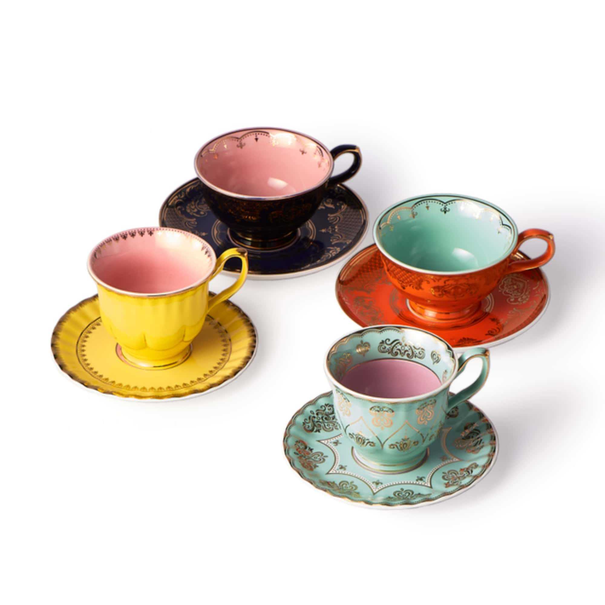 Pols Potton Grandpa Teacups (Set of 4)