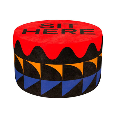Qeeboo Oggian Pouf M by Marco Oggian