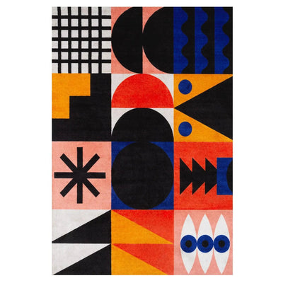 Qeeboo Oggian Rectangular Carpet by Marco Oggian