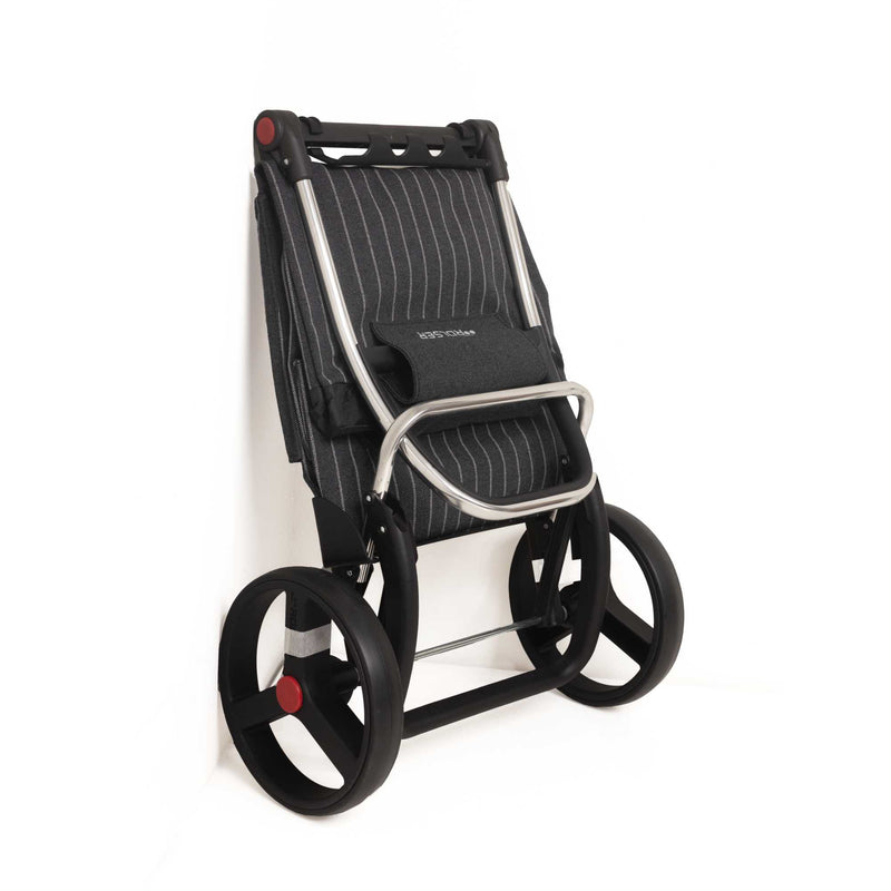 Rolser I-Max Tailor 2 Big Wheel Foldable Shopping Trolley, Carbon (2-Wheels)