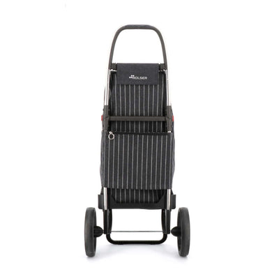 Rolser I-Max Tailor 2 Big Wheel Foldable Shopping Trolley, Carbon (2-Wheels)