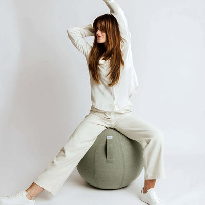 VLUV BOL SOVA Active Sitting & Yoga Ball, Pesto