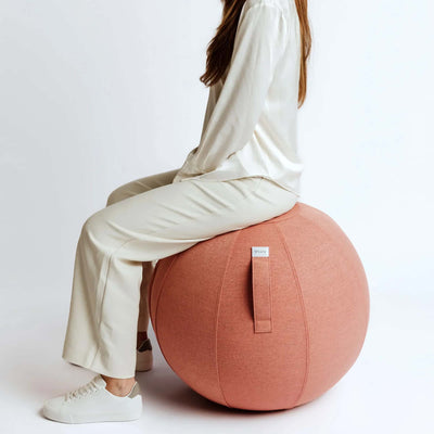 VLUV BOL SOVA Active Sitting & Yoga Ball, Salmon