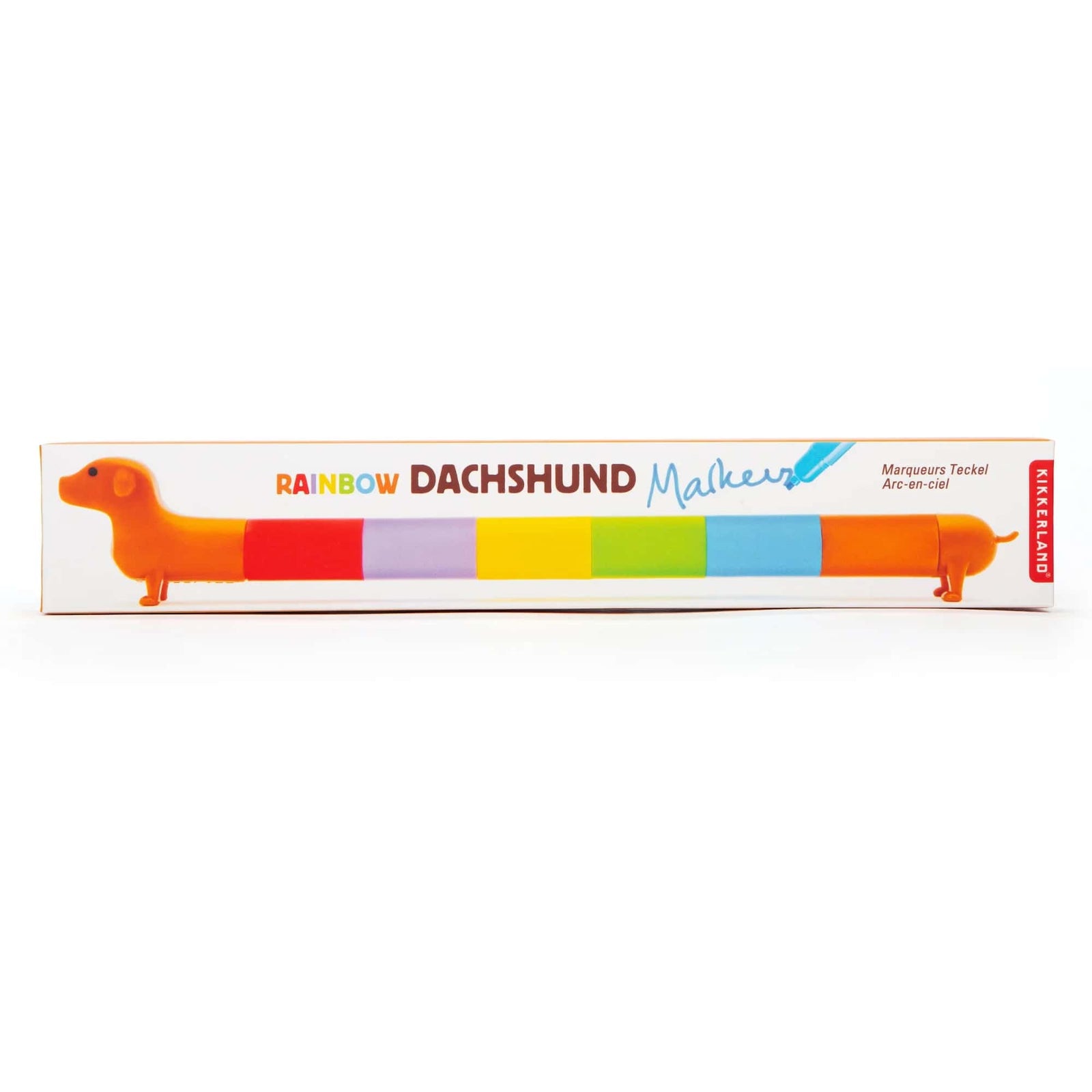 Kikkerland Rainbow Dachshund Markers