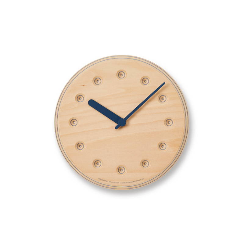Lemnos Paper-Wood (Dot) clock