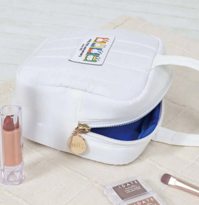 Miffy 70-Year cosmetic square pouch, white