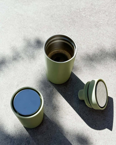 Stelton To Go Click vacuum insulated cup 400ml, soft fern green