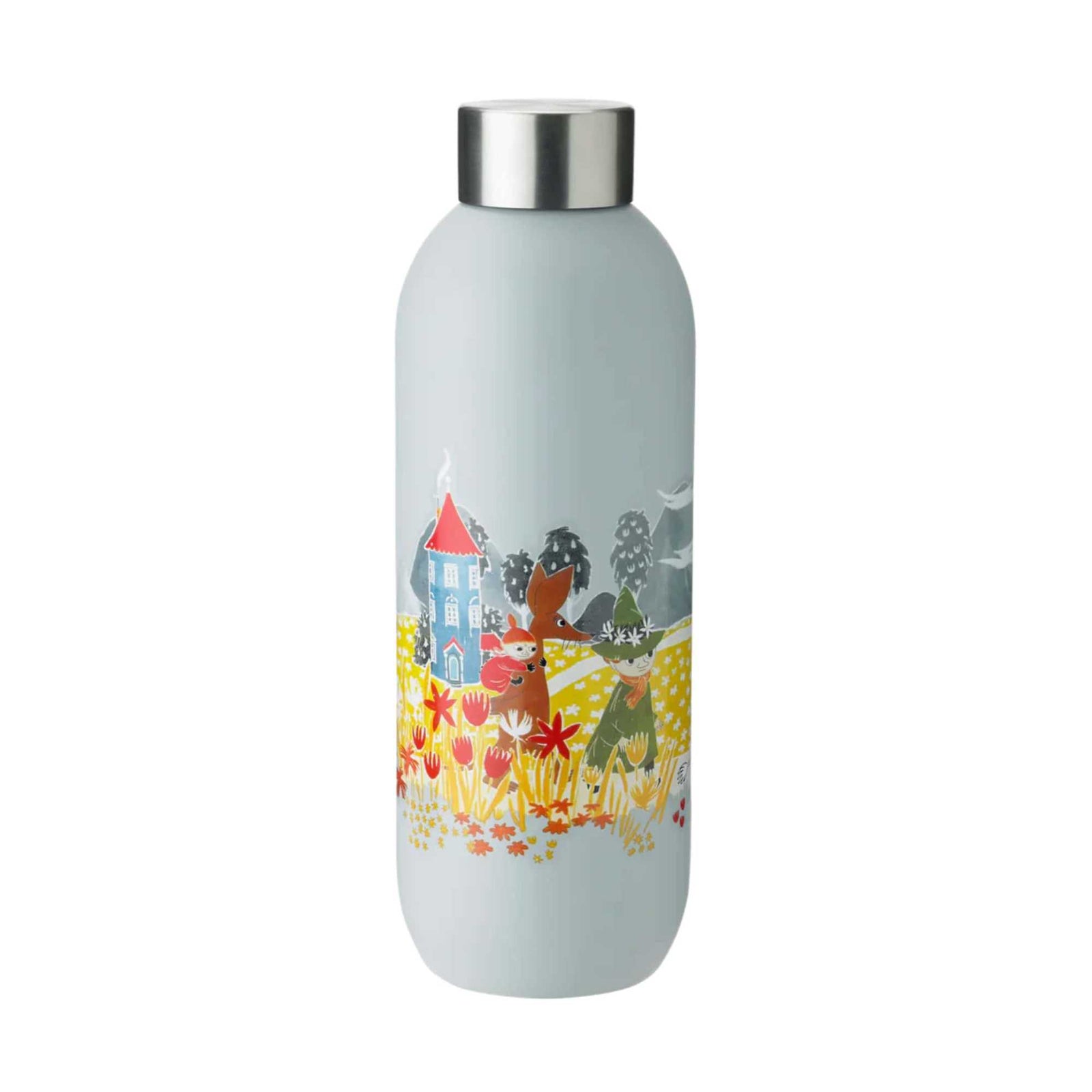 Ted Baker Hexagonal Lid Water Bottle, 425ml, Pale Gold