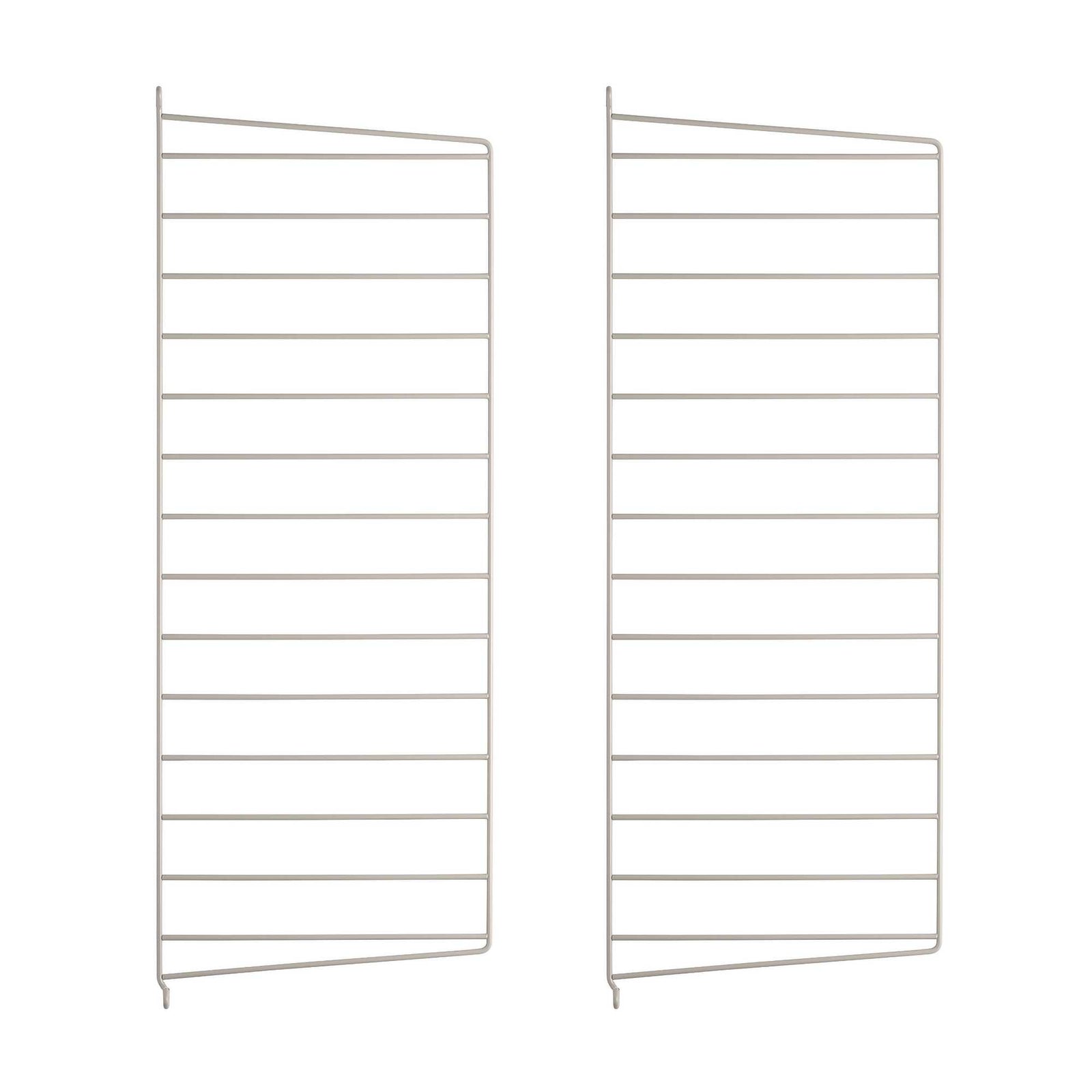 String Shelving System Wall Panels 2-Pack, Beige (H75xD30cm)