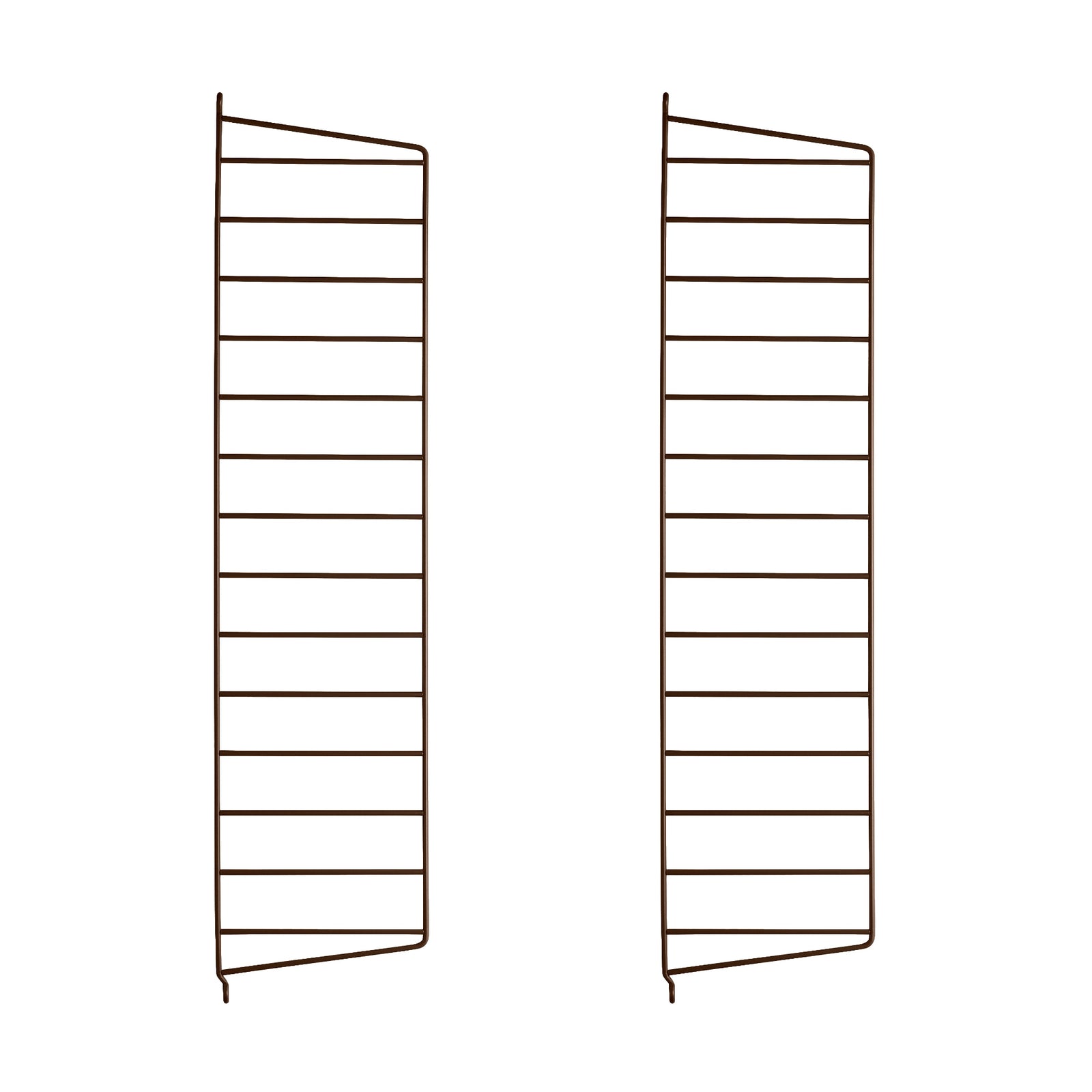 String Shelving System Wall Panels 2-Pack, Brown (h75xd20cm)