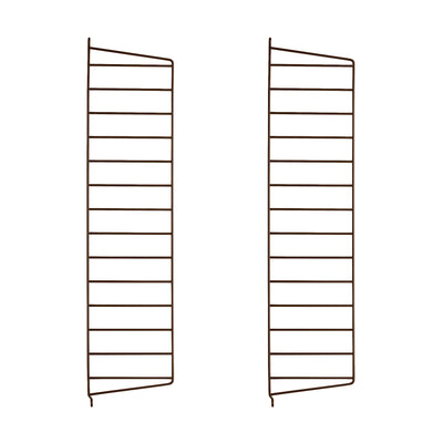 String Shelving System Wall Panels 2-Pack, Brown (h75xd20cm)