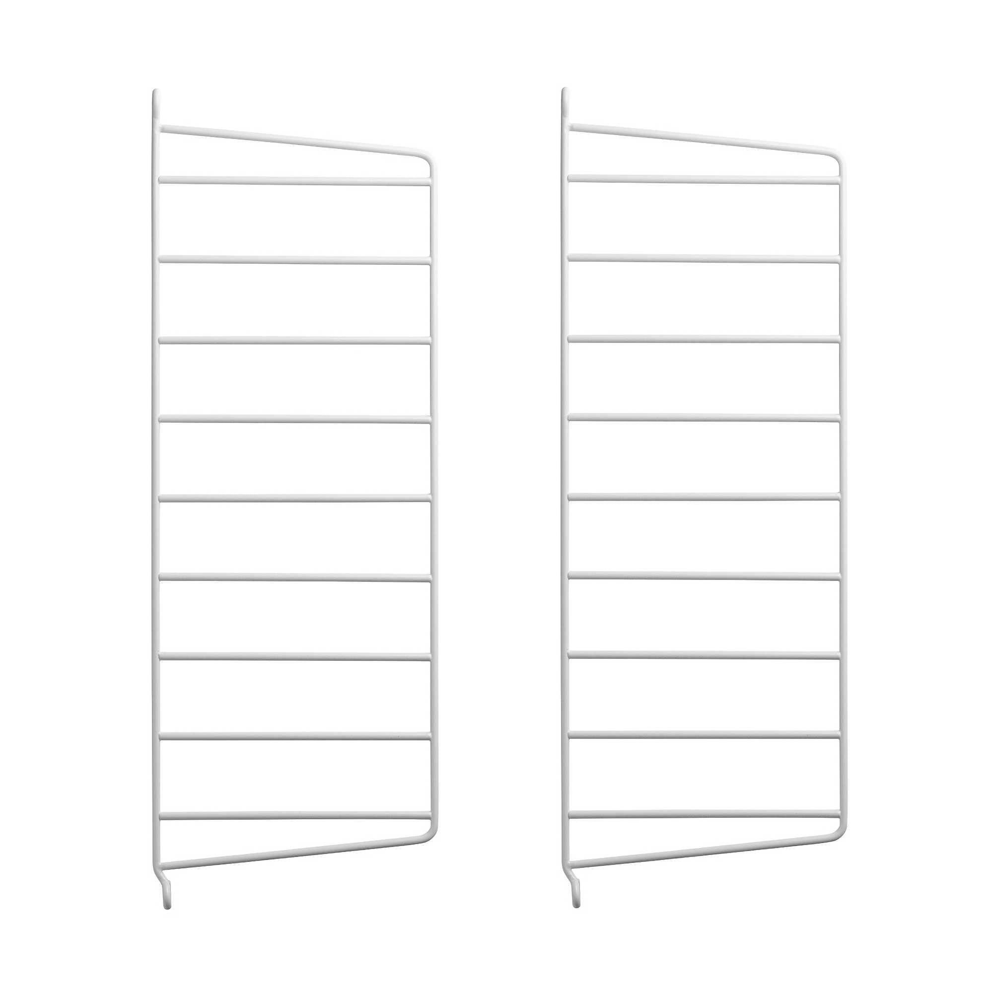 String Shelving System Wall Panels 2-Pack, White (H50xD20cm)