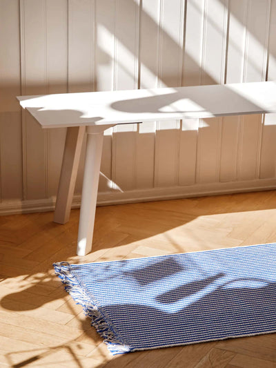 Hay Cph Deux 215 bench 140, pearl white/matt oak