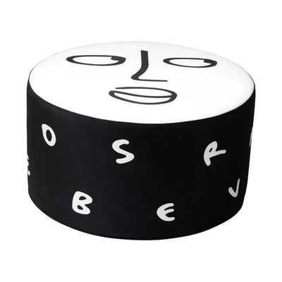 Qeeboo Linescapes Pouf M by Shantell Martin