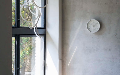 Lemnos Earth wall clock less