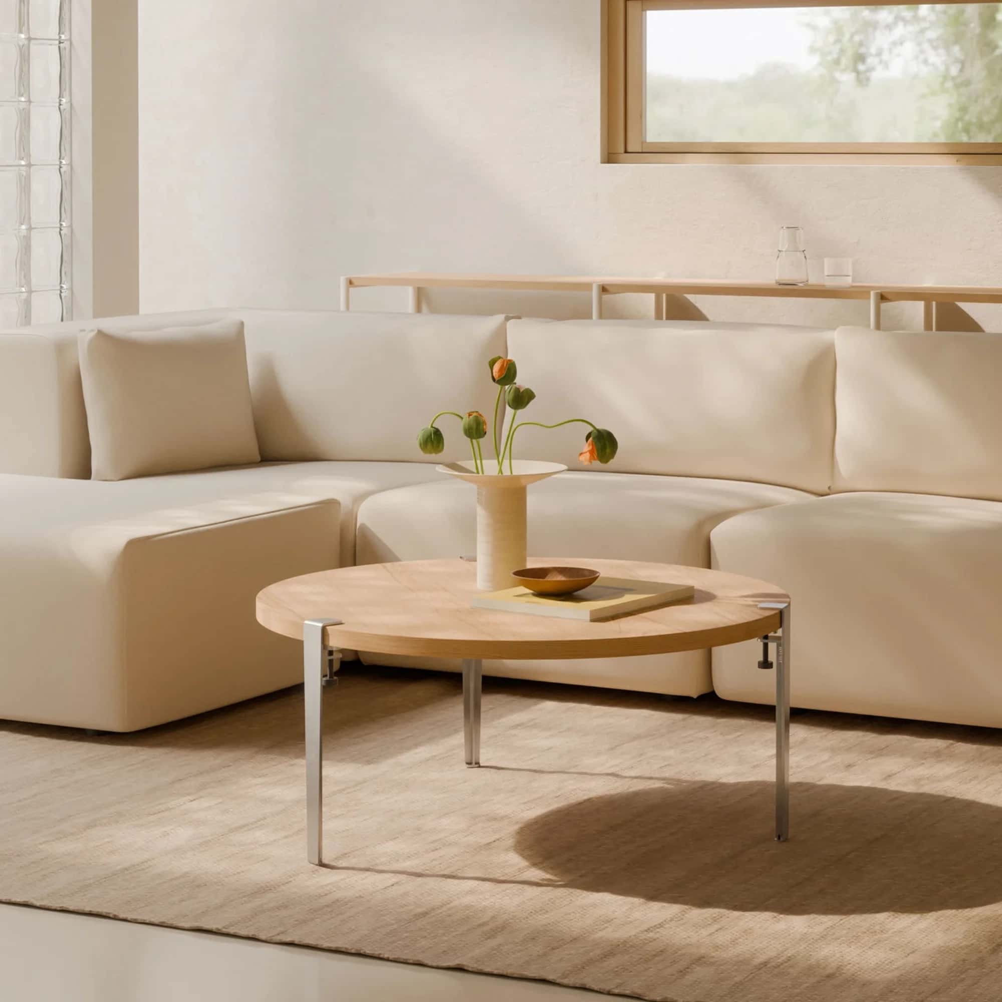 Tiptoe Coffee table in solid oak, core edition