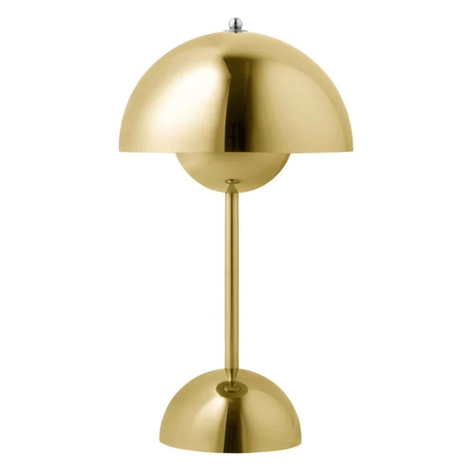 &Tradition Flowerpot VP9 rechargeable lamp, brass