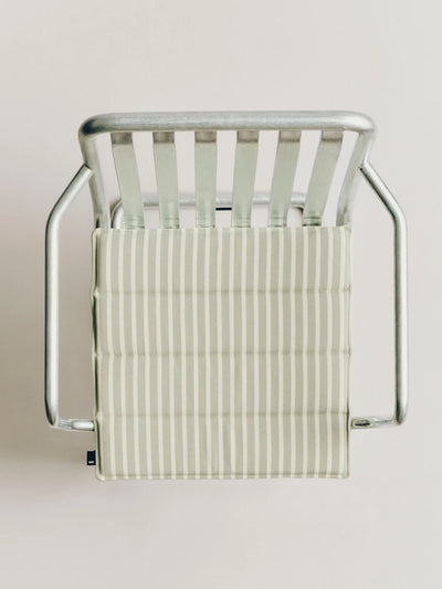 Hay Terrazza seat cushion, grey bold stripe