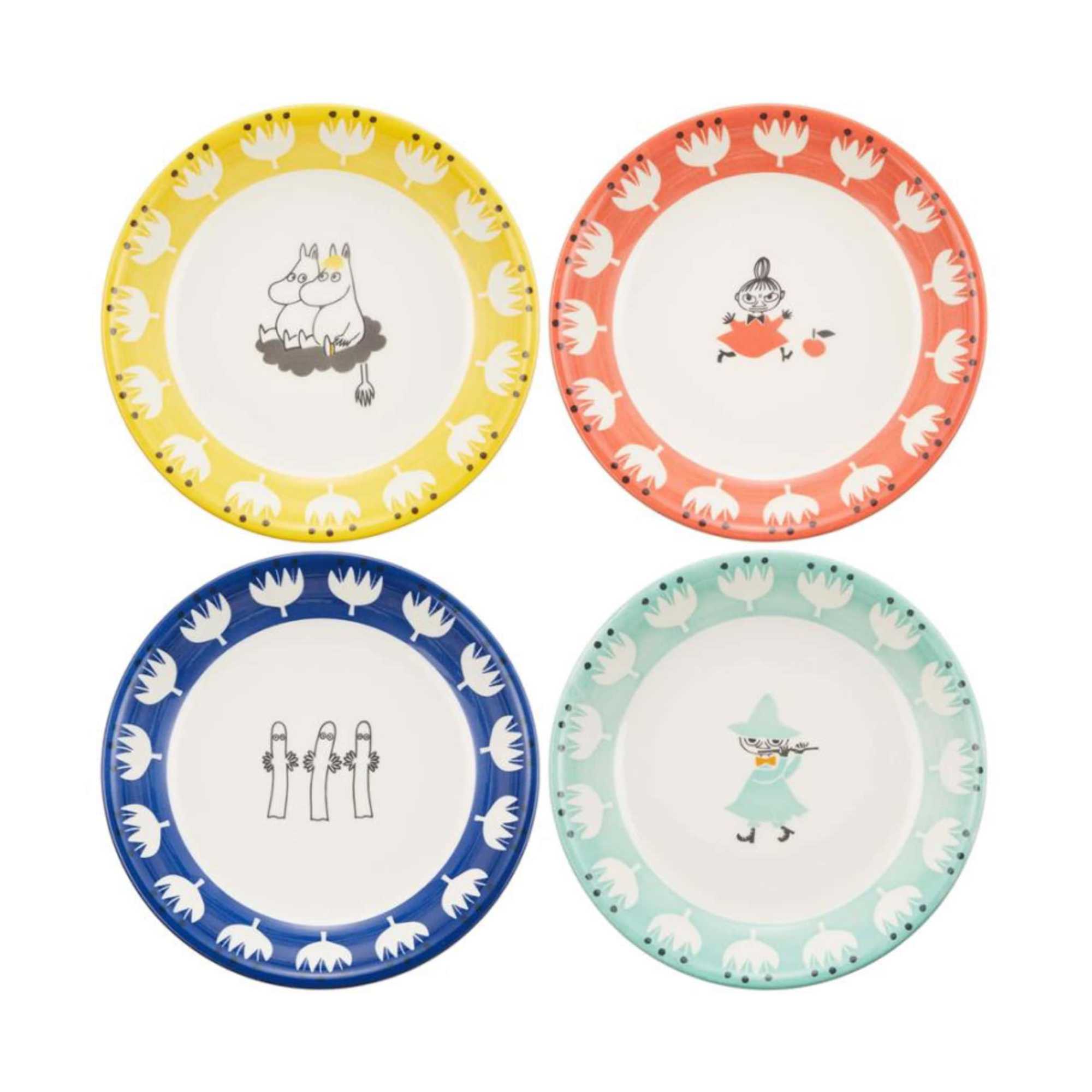 The Moomin Pasta Plate Set (Set of 4)
