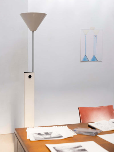 Hay Twist floor lamp, cream white