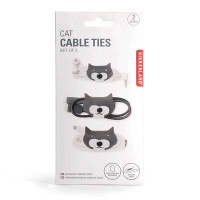 Kikkerland Cats Cable Ties