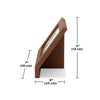 refurbished | Umbra Podium Picture Display 4x6", Light Walnut