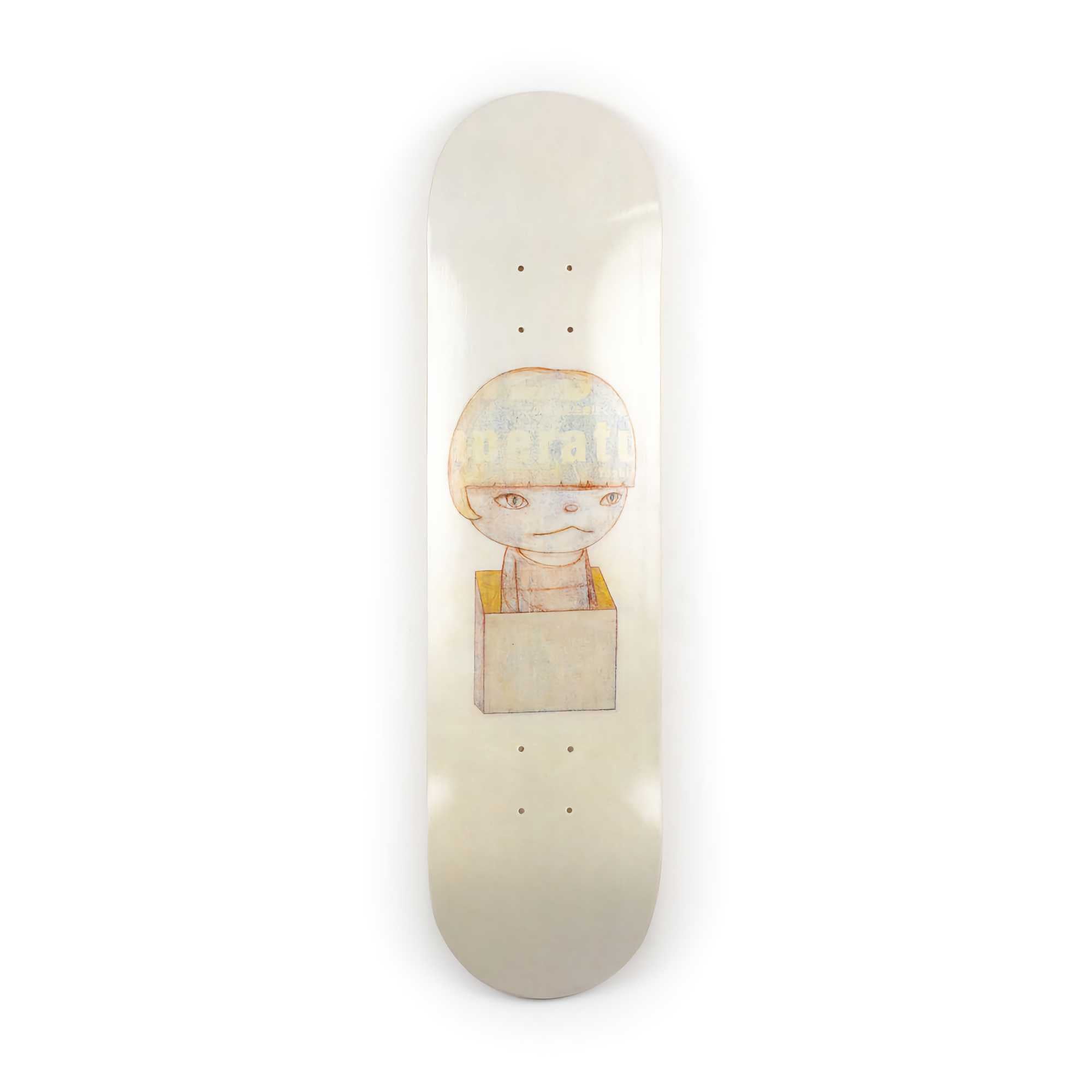 Yoshitomo Nara Skateboard , Untitled (Schrodinger)