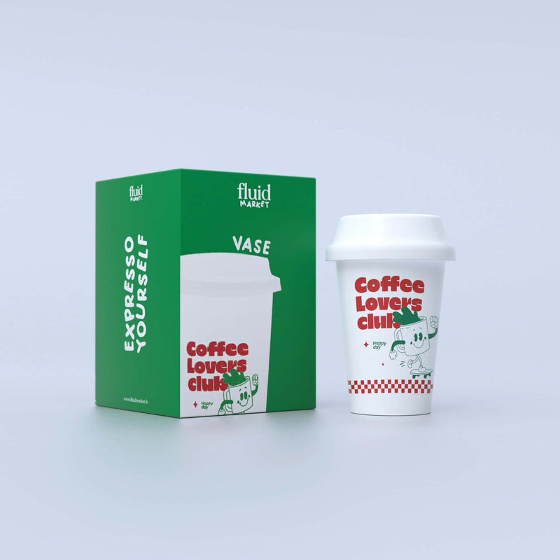 Fluid Market Cup Of Coffee vase