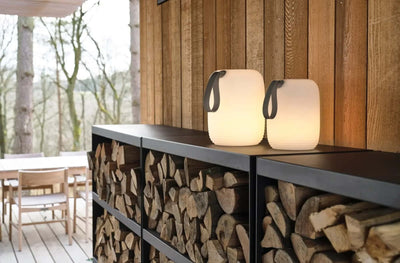 Villa Collection Rechargeable Led Lamp + Bluetooth Speaker, Large