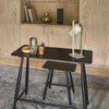 Villa Collection Denmark Bast Desk, Black Oak (100x44.5cm)