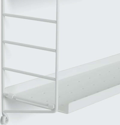 String Pocket Metal wall shelf, white