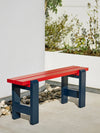 Hay Weekday 111 bench, Red/Blue