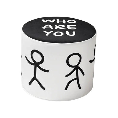 Qeeboo Linescapes Pouf S by Shantell Martin