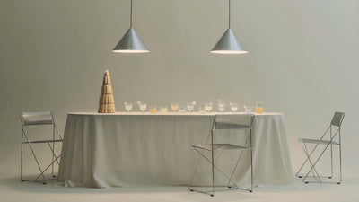 Hay X-line chair, powder blue