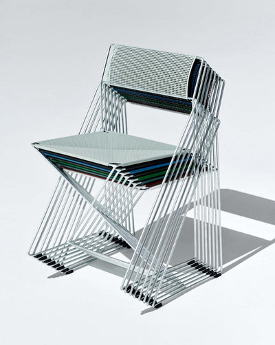 Hay X-line chair, powder blue