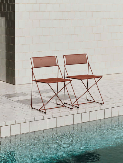 Hay X-line chair, powder blue