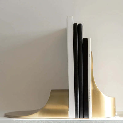 XLBoom Emoji bookend, brass