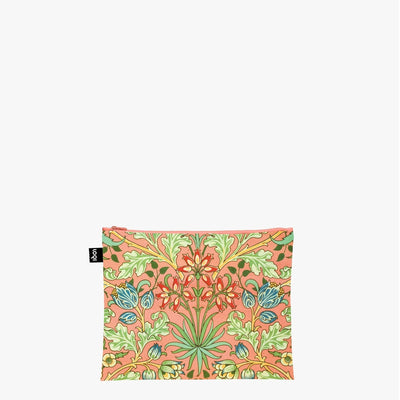 Loqi WILLIAM MORRIS Recycled Zip Pockets