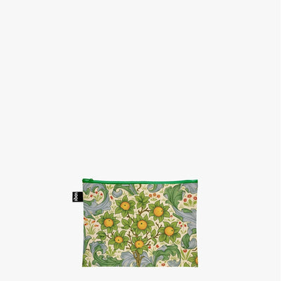 Loqi WILLIAM MORRIS Recycled Zip Pockets