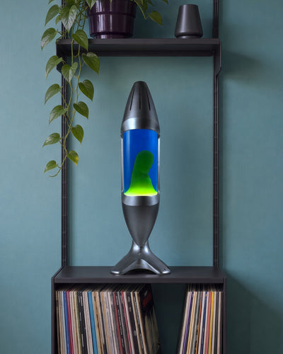 Mathmos iO giant lava lamp, black
