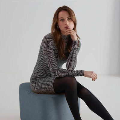 Innovation Livining Triangular pouf, 525 mixed dance light blue