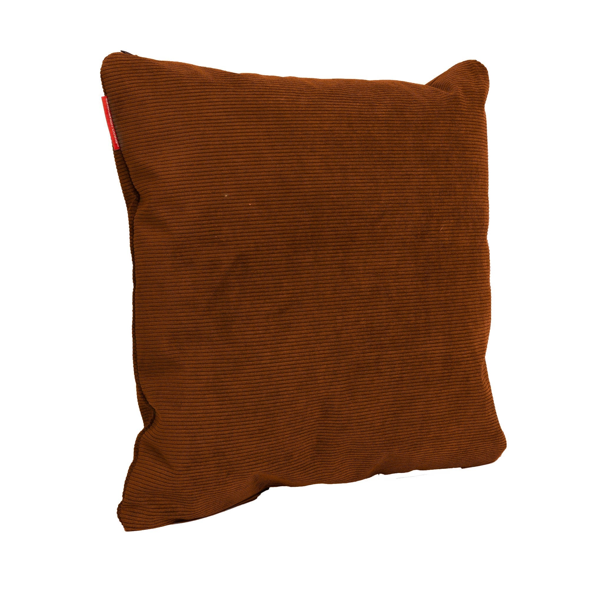 Innovation Living Dapper Square cushion, 595 Corduroy Burnt Orange